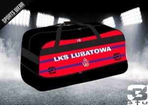 Torba sportowa z podwójnym dnem dla klubu LKS Lubatowa wzór 2